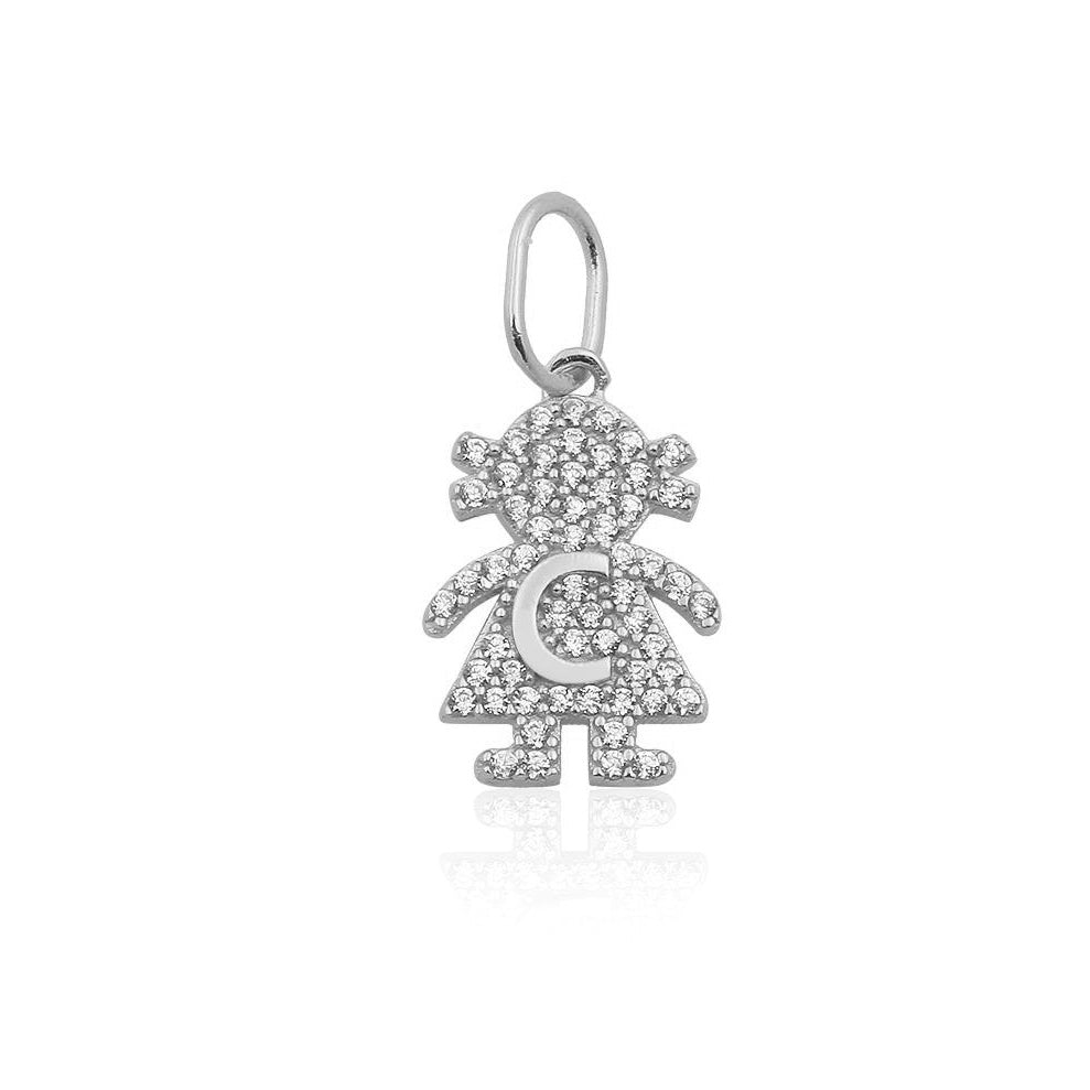 Girl and Boy Initial Charms – Bissuterie